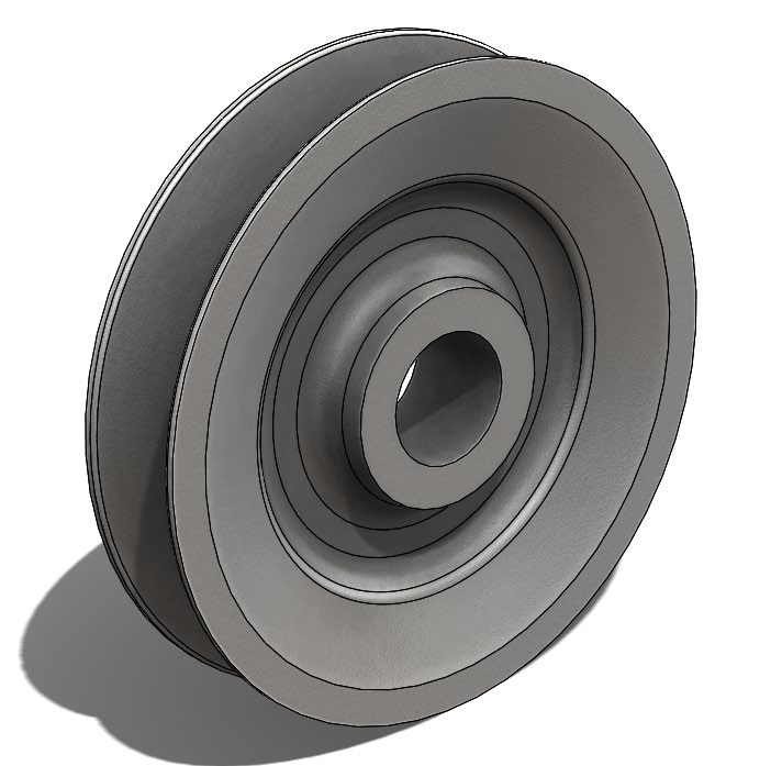 Шків насосу D120