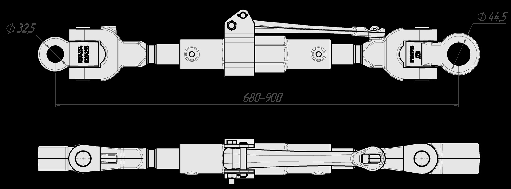 Гвинт (аналог JD RE230953) — загальний вигляд
